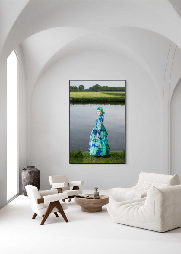 Rust en reflectie bij waterpartij - Afbeelding 2