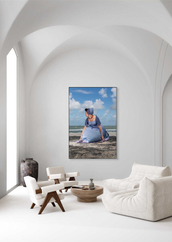 Sereniteit aan Zee in Blauw - Afbeelding 2