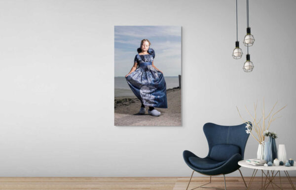 Vrijheid in blauw aan het strand - Afbeelding 2