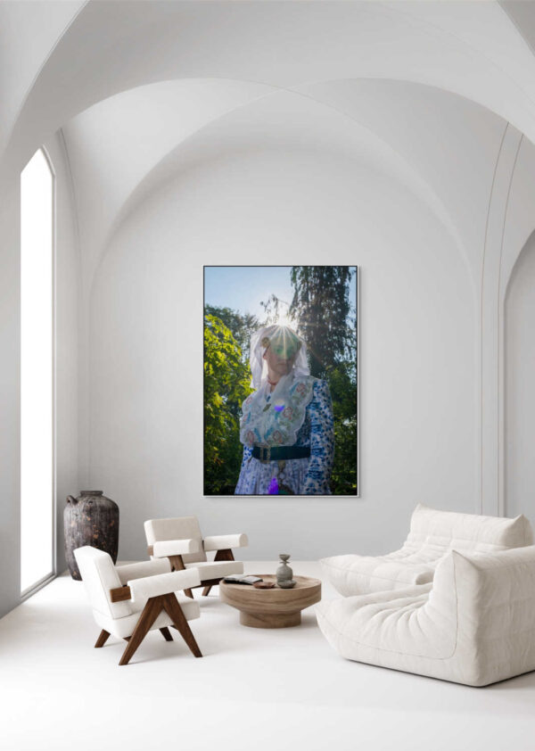 Vrede en Harmonie in Blauw en Wit - Afbeelding 2