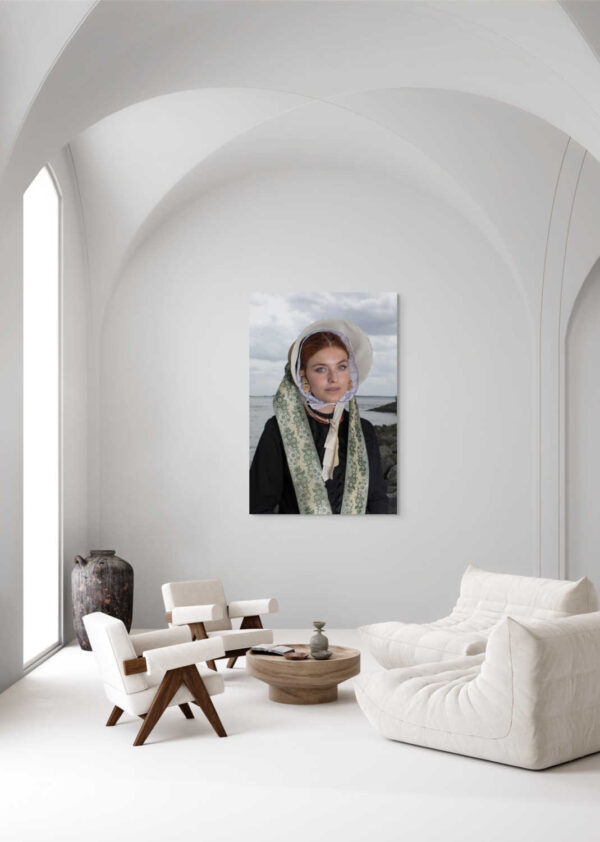 Introspectie in Groen en Wit aan de Kust - Afbeelding 3