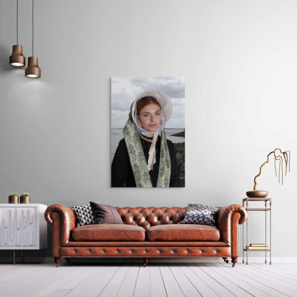 Introspectie in Groen en Wit aan de Kust - Afbeelding 2